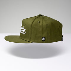 POTTLIEBE Snapback - Olive Blanc