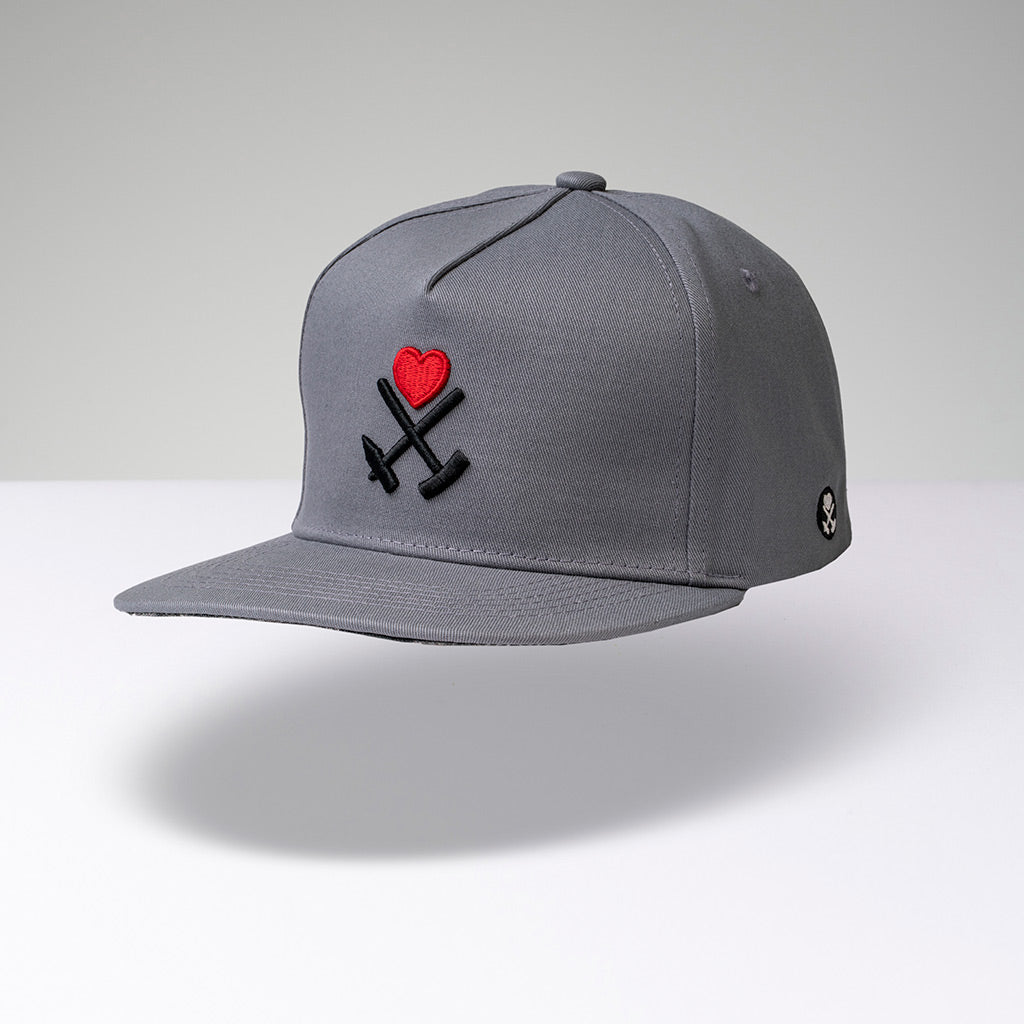 Casquette Snapback Kohle & Herz - Gris