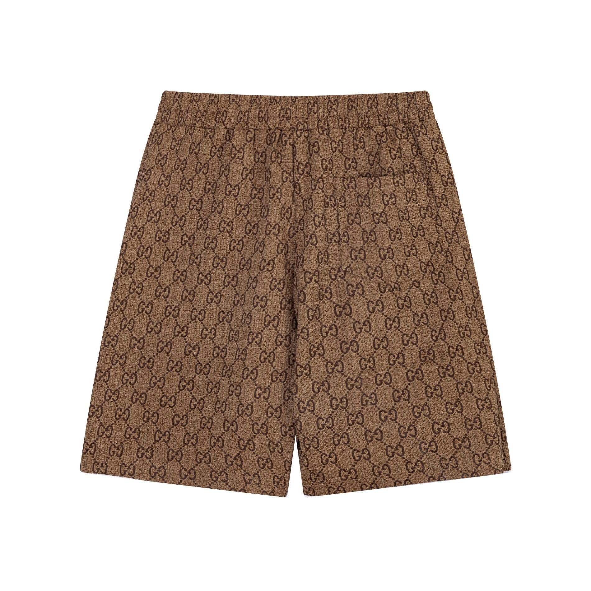 New double G logo knitted shorts