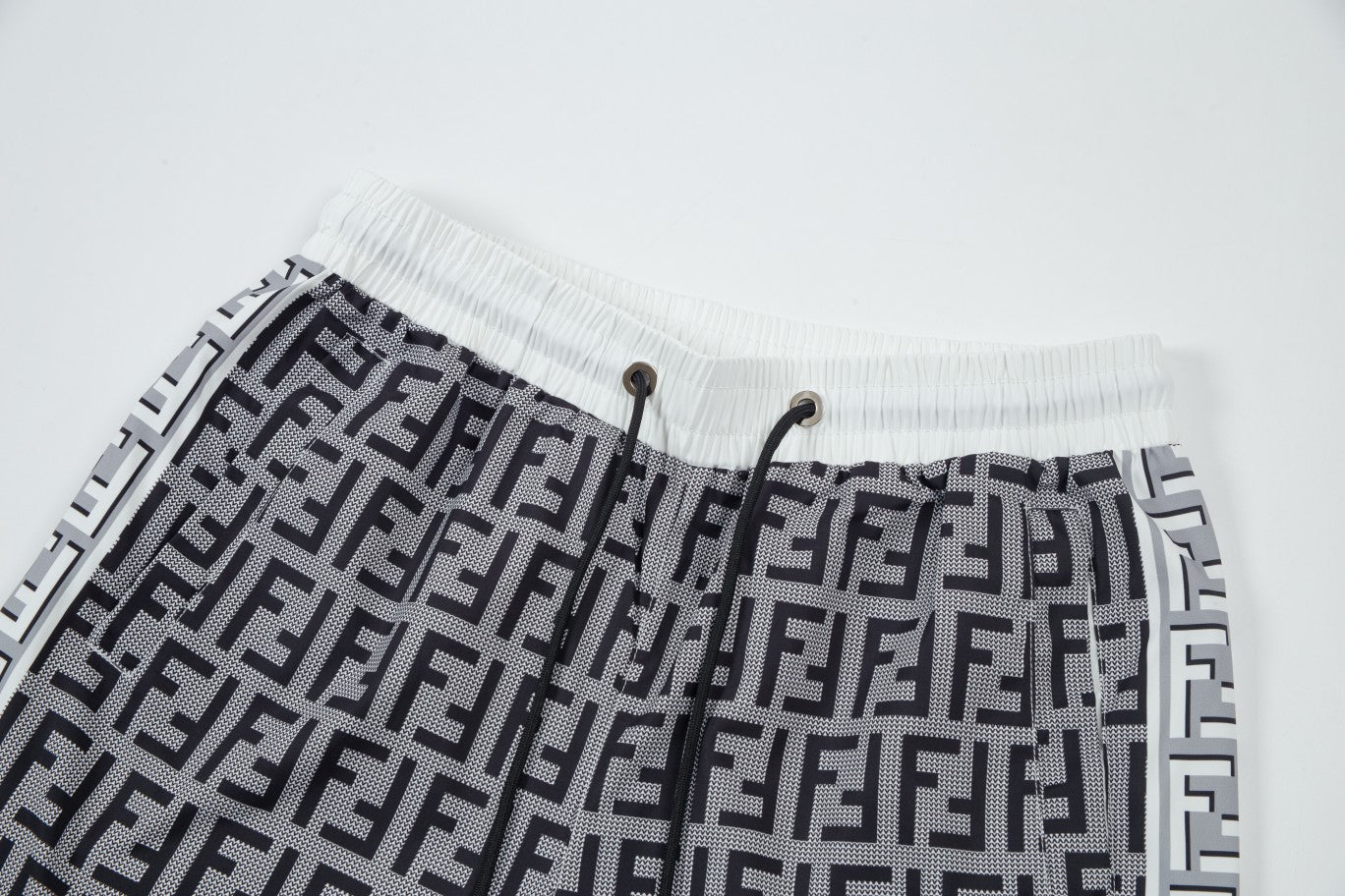 Letters printed all over 24SS beach shorts