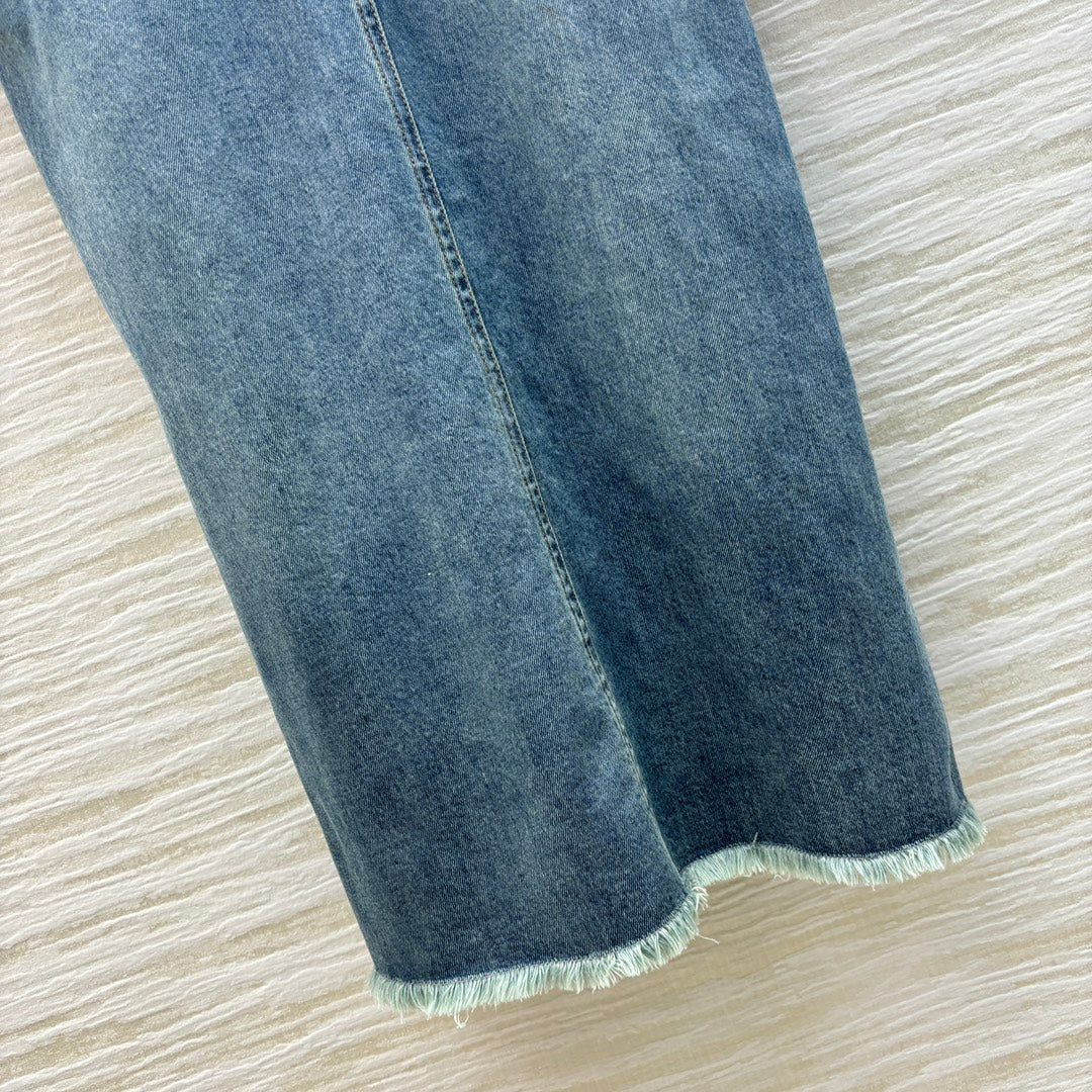 Revers Denimkleid