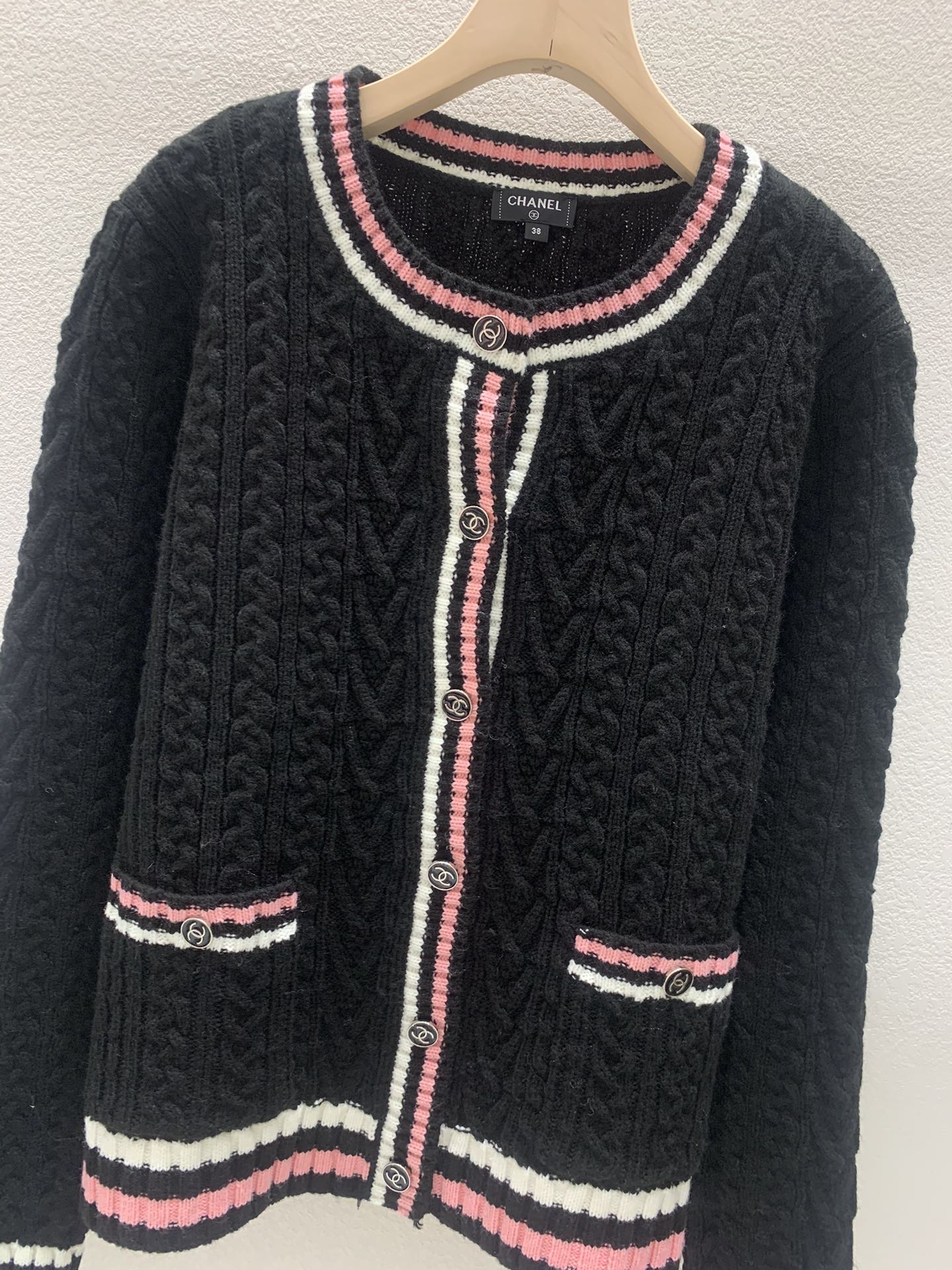 Flettet Crewneck Cardigan