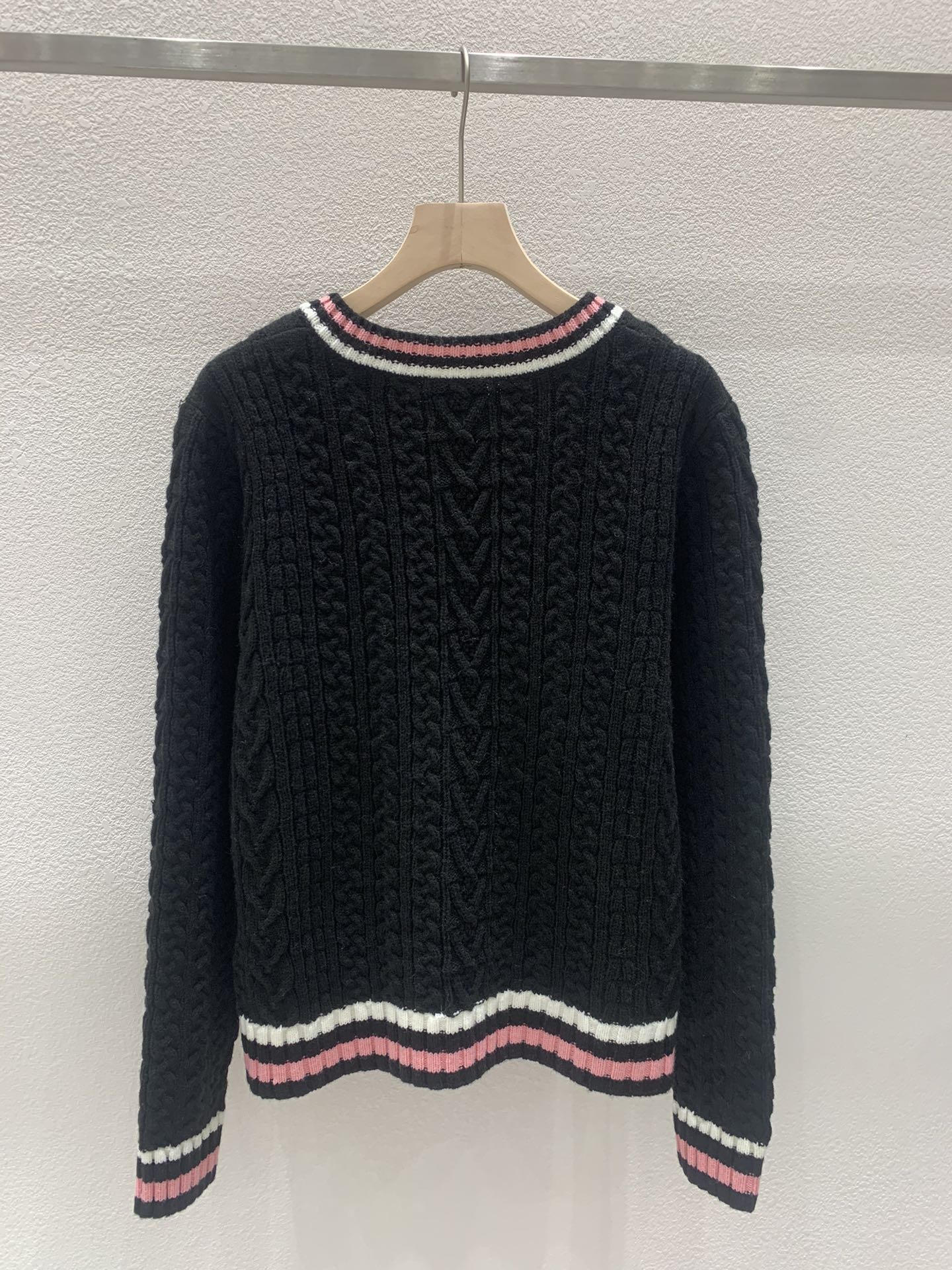 Flettet Crewneck Cardigan