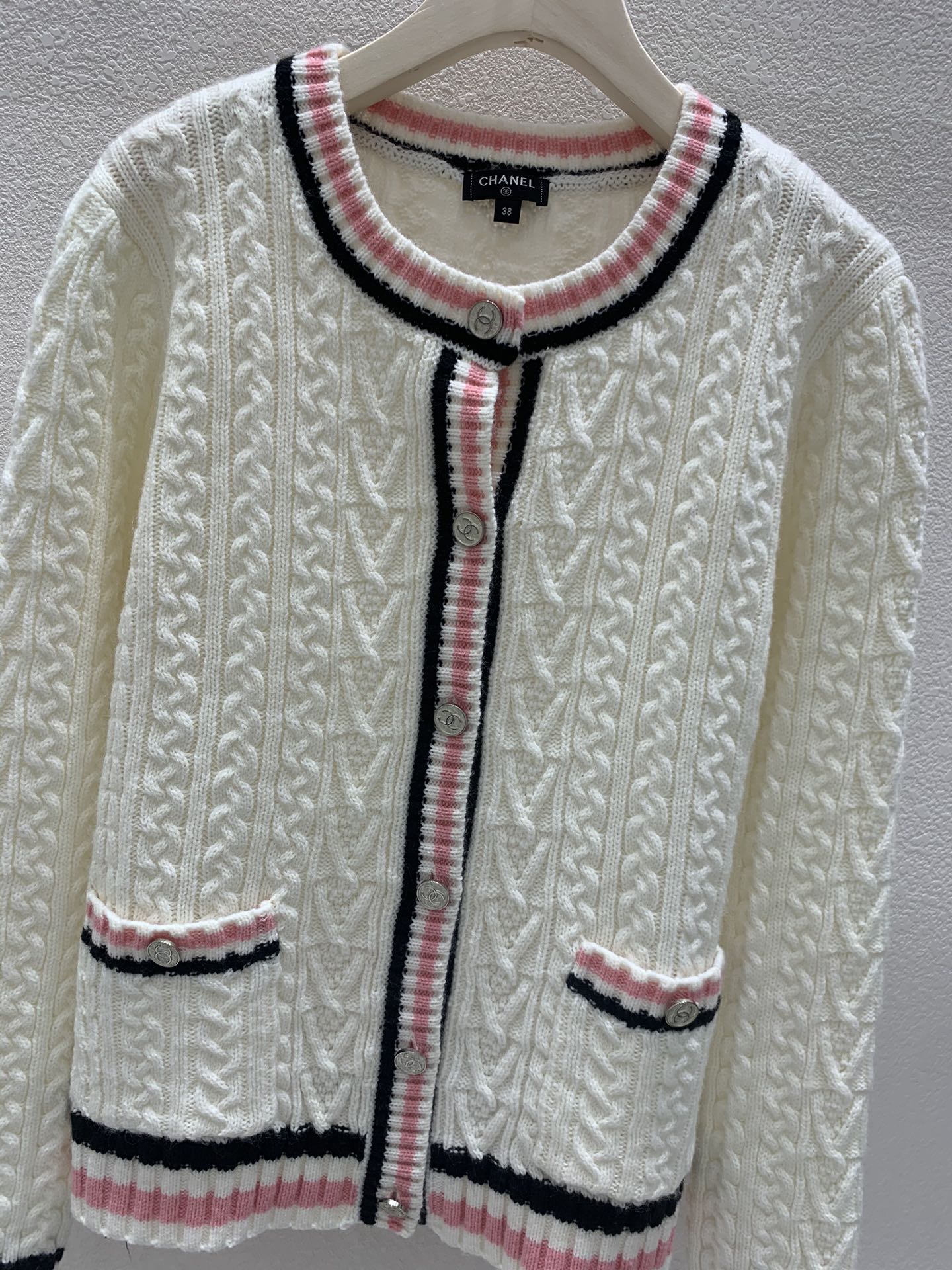 Flettet Crewneck Cardigan