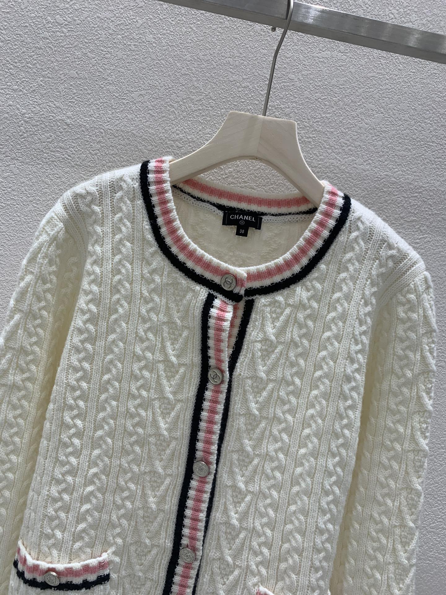 Flettet Crewneck Cardigan