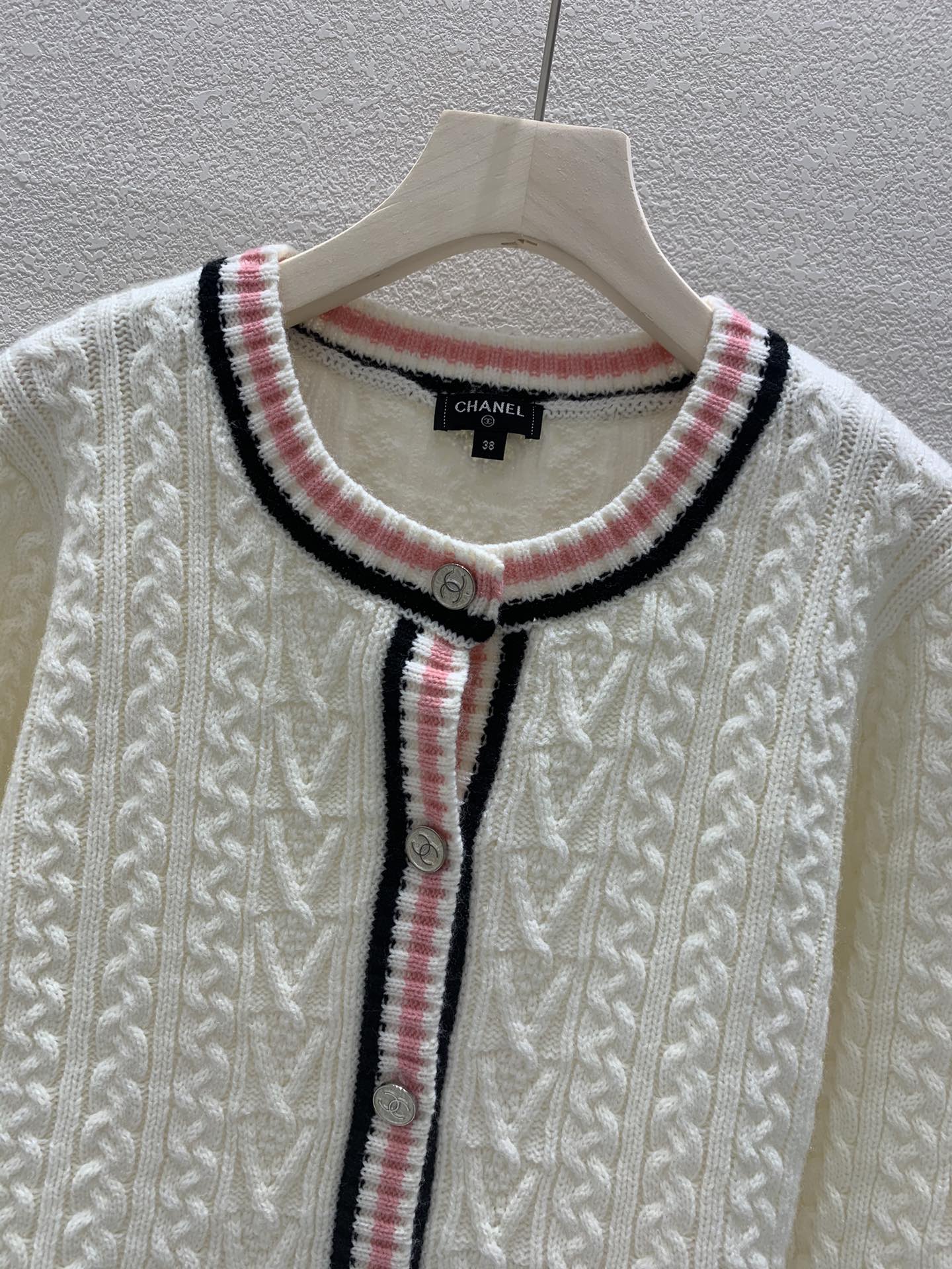 Flettet Crewneck Cardigan