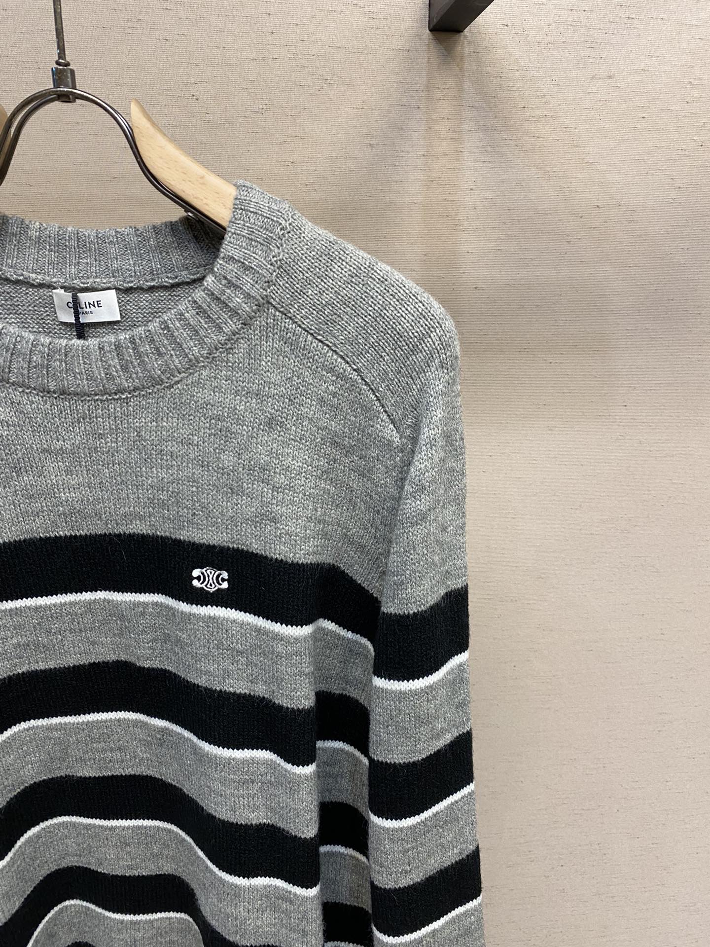 Striped wool sweater