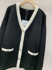 New Early Spring Knitted V-Neck Cardigan