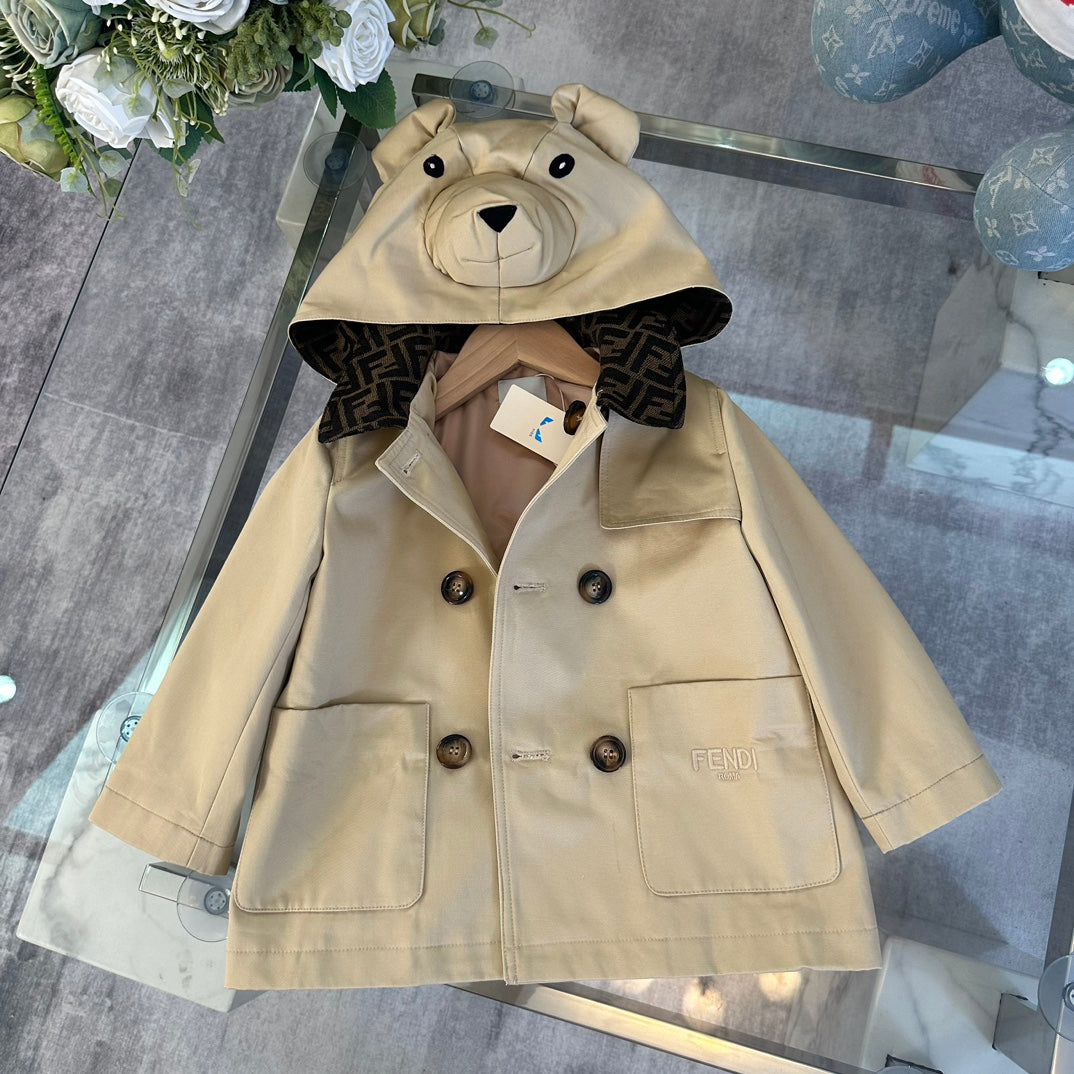 Bear Cartoon Windbreaker