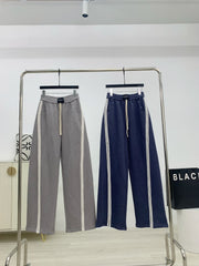 Elastic drawstring casual pants