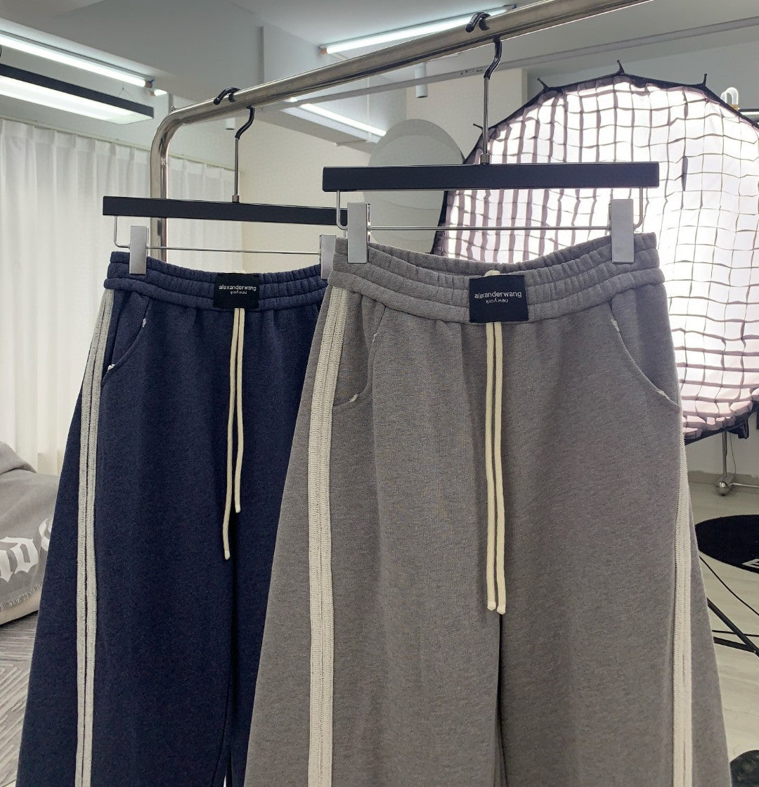 Elastic drawstring casual pants