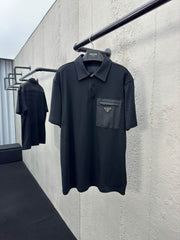 Zipper pocket POLO shirt