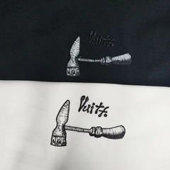 T-shirt imprimé avec motif de lettre marteau