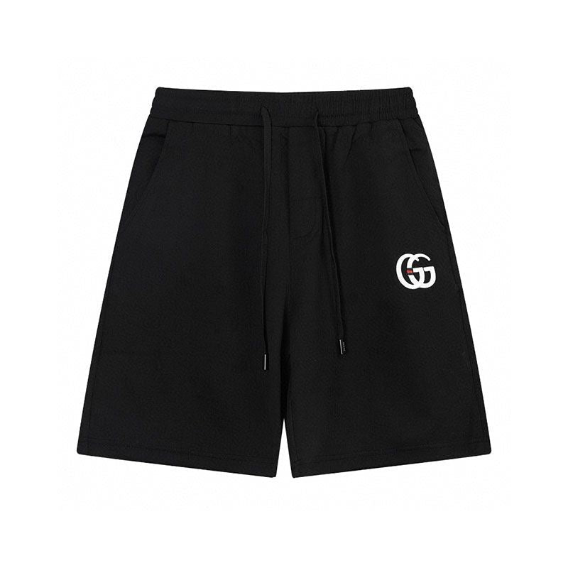 New double G logo knitted shorts