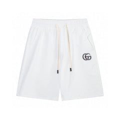 New double G logo knitted shorts