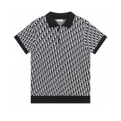 Business versatile presbyopic logo short-sleeved polo