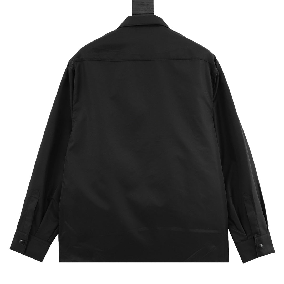 Multi-pocket nylon work jacket