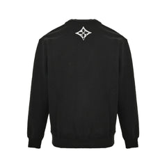 Ski Logo Embroidered Crew Neck Sweatshirt