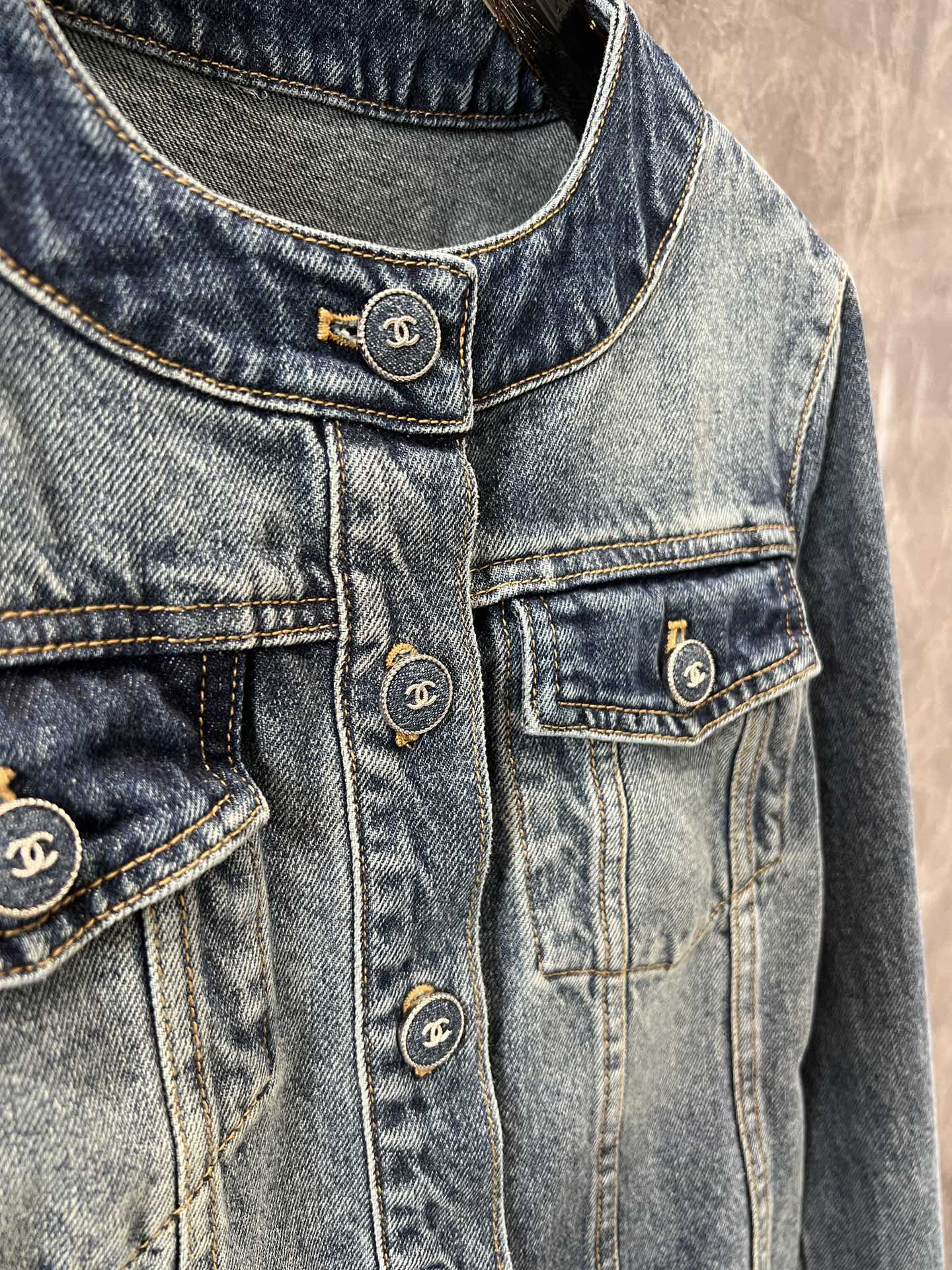 Craft washed denim jacket