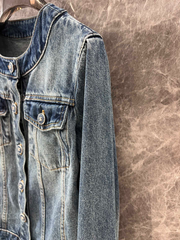 Craft washed denim jacket