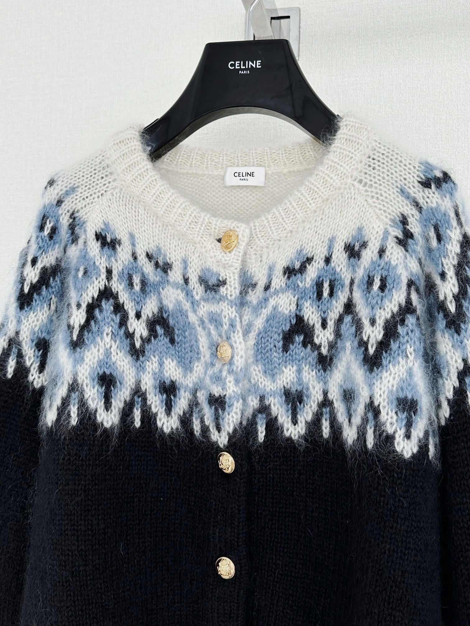 Cardigan en mohair