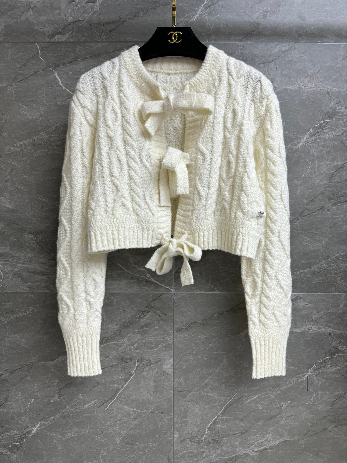 Bow tie cardigan