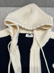 Hooded Zip-Up Sweater