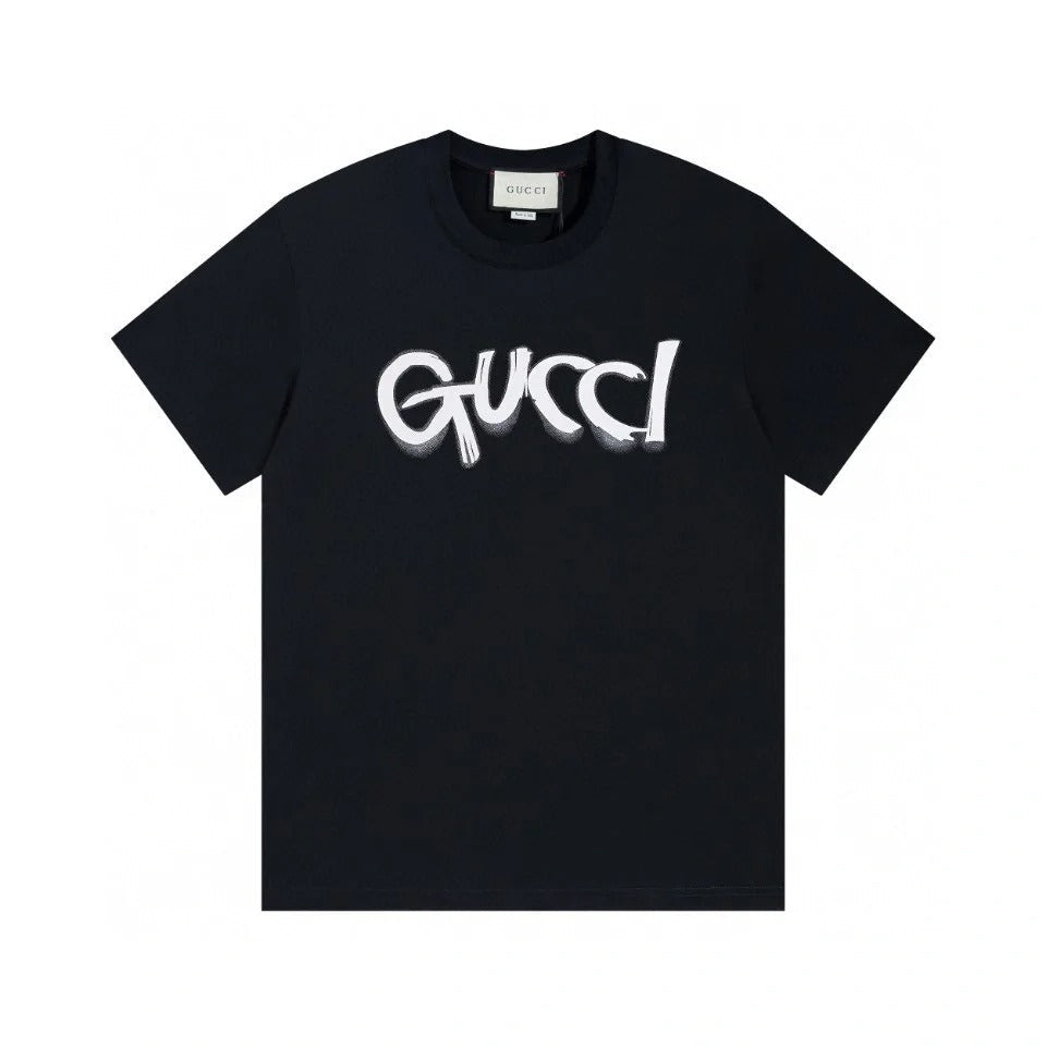 graffiti lettering print T-shirt