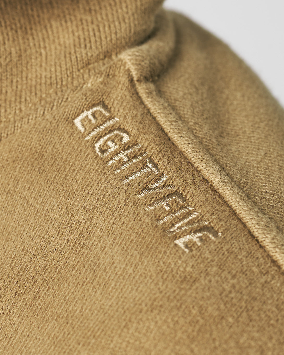 Schwerer Tabakbrauner Basic Hoodie