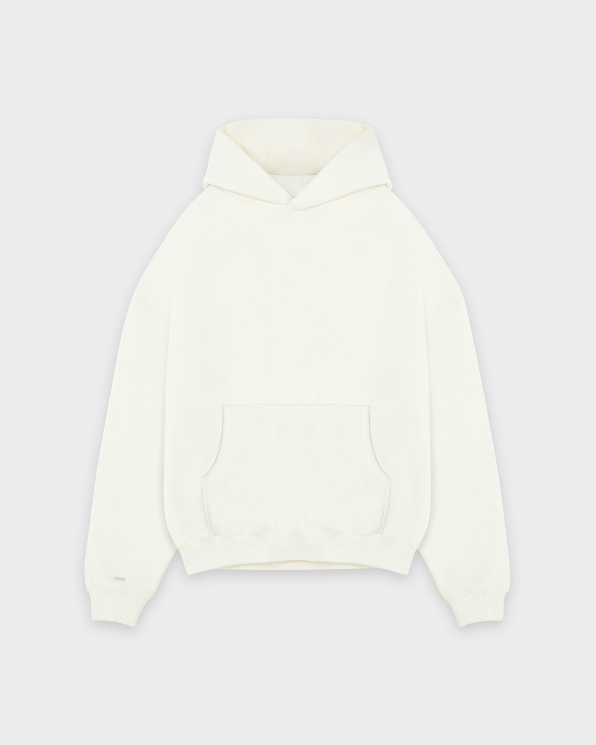 Heavy Off White Basic Hoodie