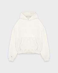 Schwer geschnittenes Off-White Basic Hoodie