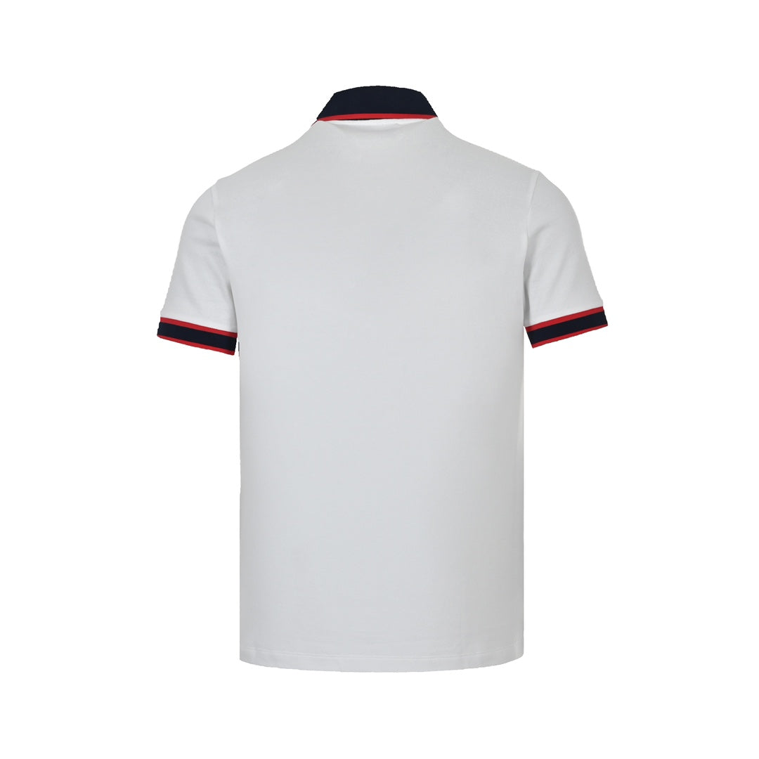 chest logo printed polo shirt