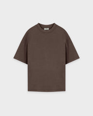 Heavy Chocolate Brown Basic T-Shirt