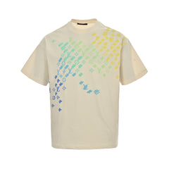 Gradient presbyopic foam printed short sleeves