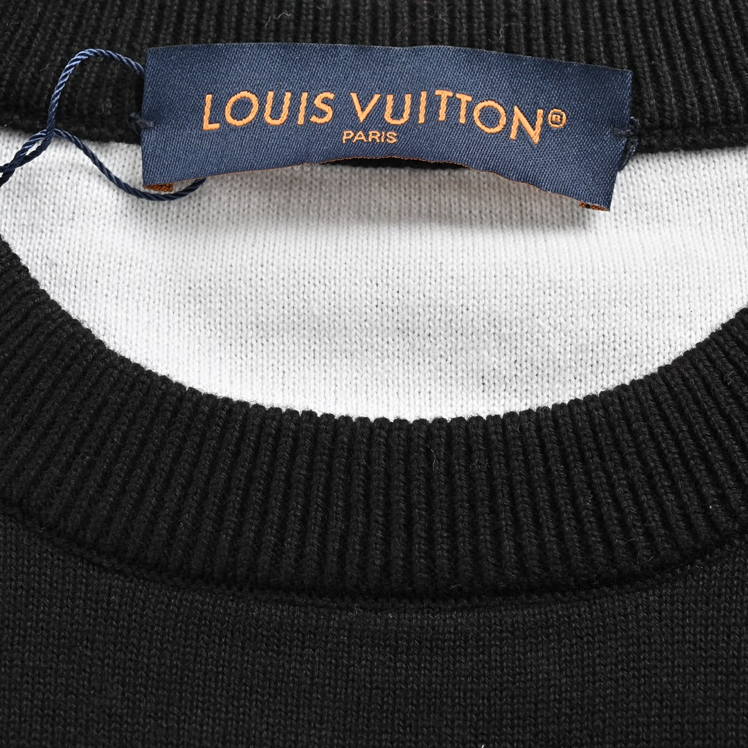 Mutated all-over jacquard logo sweater