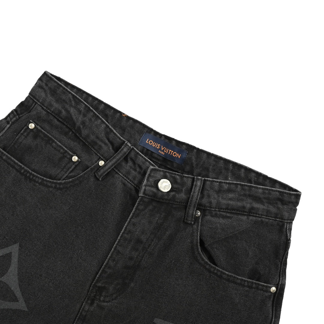 Gradient Large Logo Wash Jeans