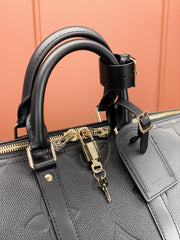 Keepall Bandoulière 45 モノグラム エンプレント レザー