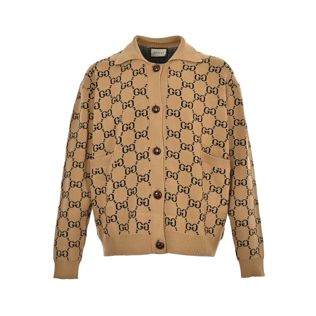 Doppel-G-Jacquard-Sweater-Cardigan