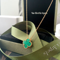 🔥🔥🔥24FW NEW VCA Four leaf clover green necklace