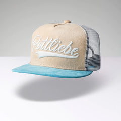 Truckercap POTTLIEBE - beige / hellblau