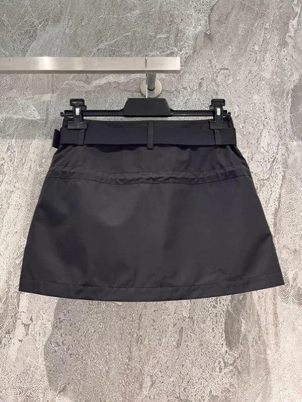 belted skirt