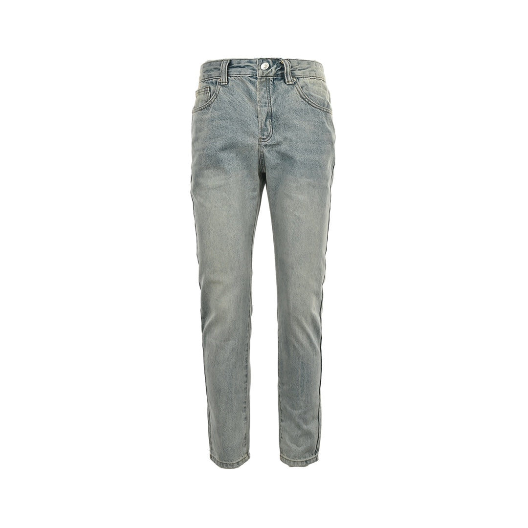 pocket split jeans