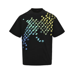 Gradient presbyopic foam printed short sleeves