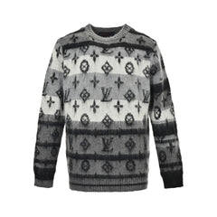 Presbyopie Allover-Print Mohair-Pullover