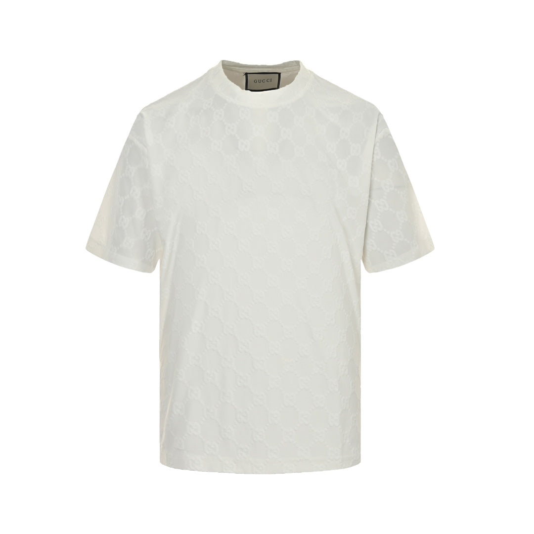 All-over double G jacquard short sleeves