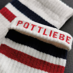 Chaussettes "Retro" Crème (1 paire)