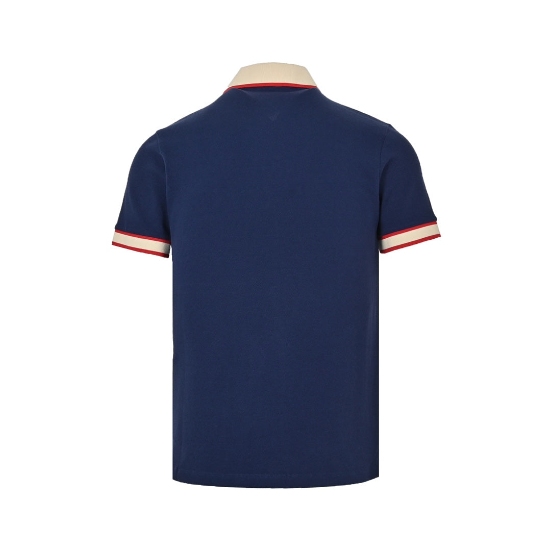 chest logo printed polo shirt