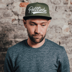 POTTLIEBE Snapback - Olive Blanc