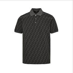 All-over printed double F Polo short sleeves