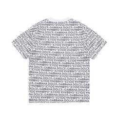 Letters Printed All Over T Shirt